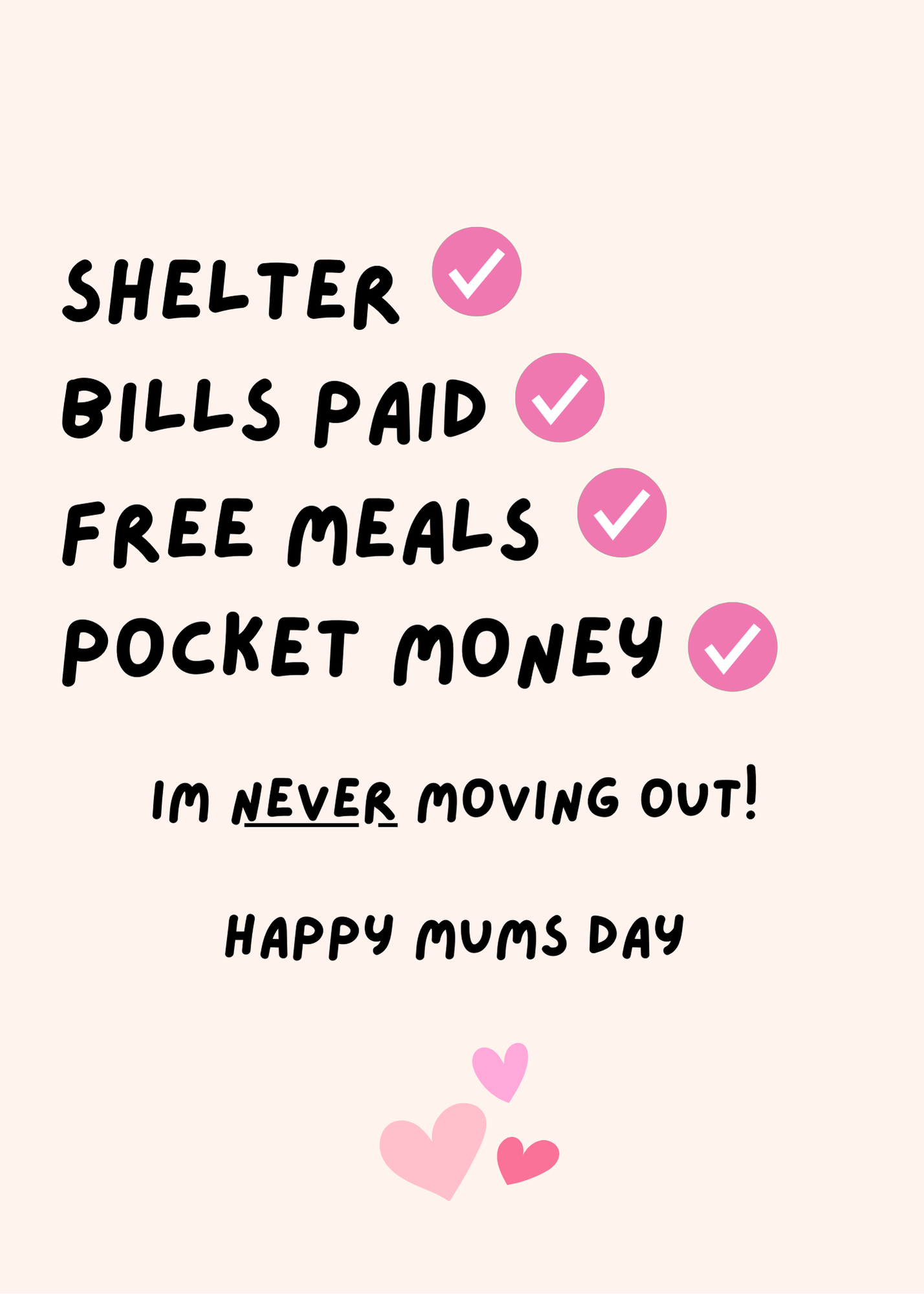 Never Moving Out!